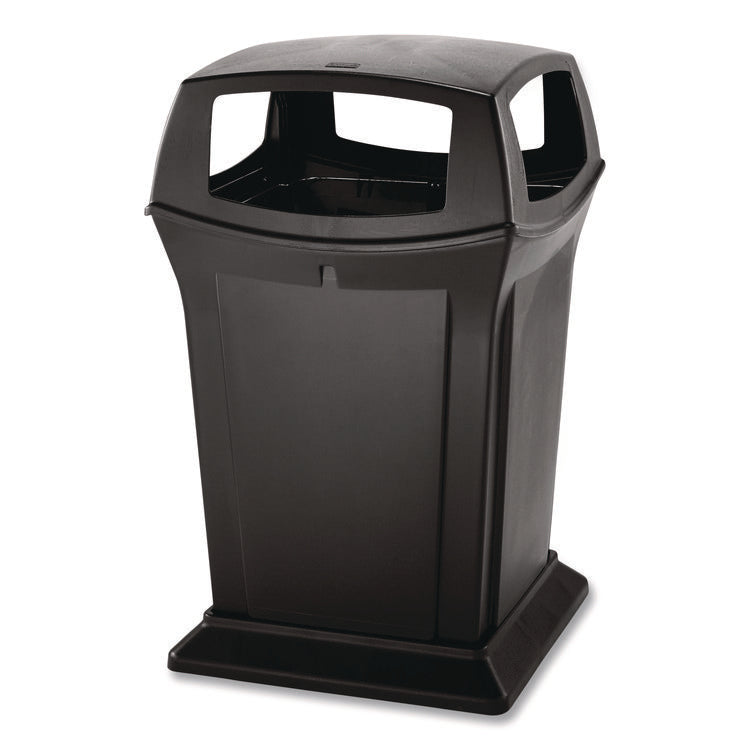 Ranger Fire-Safe Waste Container, 45 gal, Structural Foam, Black