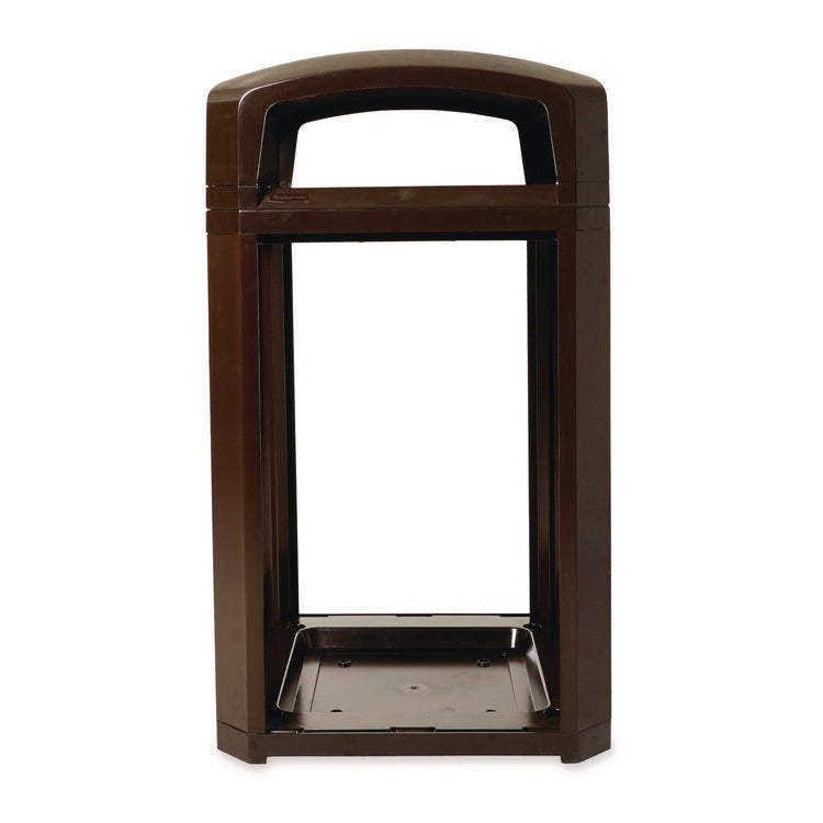 Landmark Series Classic Dome Top Container, 50 gal, Plastic, Sable