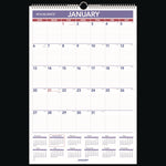 Erasable Wall Calendar, 15.5 x 22.75, White Sheets, 12-Month (Jan to Dec): 2025