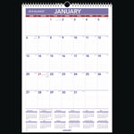 Erasable Wall Calendar, 12 x 17, White Sheets, 12-Month (Jan to Dec): 2025