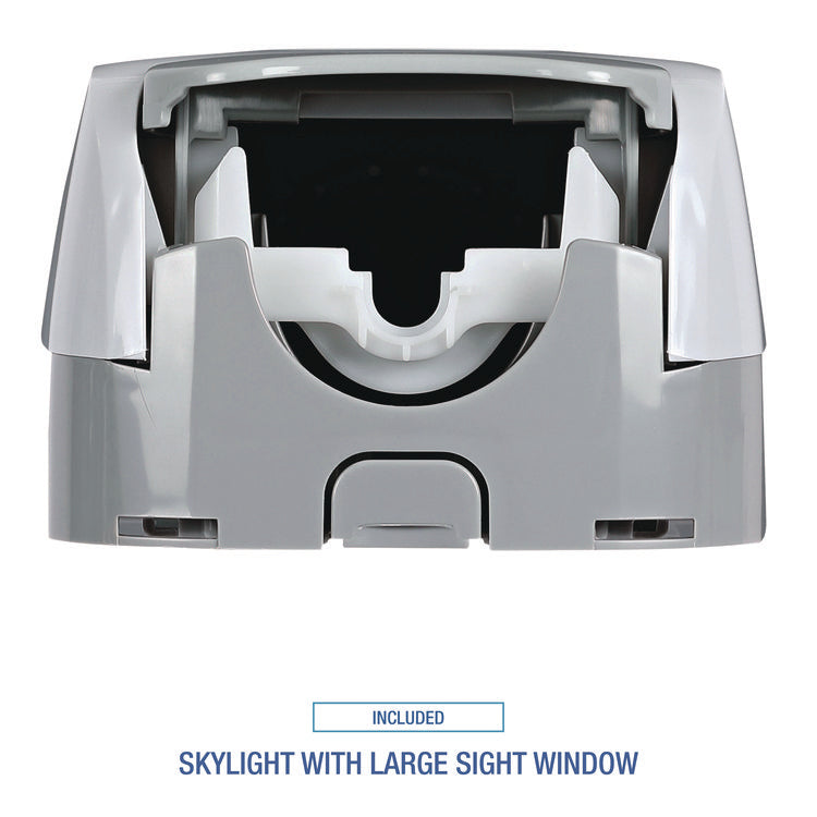 Manual Liquid Soap Dispenser, 1,250 mL, 6.1 x 10.6 x 5.1, Gray