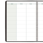 Undated Teacher's Planner, Weekly, Two-Page Spread (nine Classes), 10.88 X 8.25, Black Cover