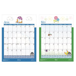 Academic Year Recycled Seasonal Wall Calendar, Illustrated Seasons Artwork, 12 x 16.5, 12-Month (July to June): 2025 to 2026