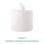 Center-Flow Perforated Paper Towel Roll, 7.3 x 15, White, 6 Rolls/Carton