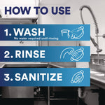 Heavy Duty Powerwash Commercial Dish Spray, 16 oz, 6 Pack: 6 Starter Kits