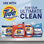 Commercial Liquid Fabric Softener, Clean and Fresh Scent, 140 oz Pour Bottle, 4/Carton