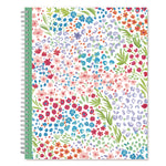 Ditsy Dapple Light CYO Cover Weekly/Monthly Lesson Planner, 2025-2026, Nine Classes, Multicolor Cover, (70) 11 x 8.5 Pages
