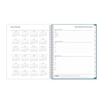 Ditsy Dapple Light CYO Cover Weekly/Monthly Lesson Planner, 2025-2026, Nine Classes, Multicolor Cover, (70) 11 x 8.5 Pages