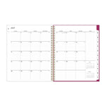 Mahalo Academic Year Create-Your-Own Cover Weekly/Monthly Planner, Floral Artwork, 11 x 8.5, 12-Month (July-June): 2025-2026