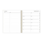 Gemma Academic Year Weekly/Monthly Planner, Geode Artwork, 11 x 8.5, Blue/Purple Cover, 12-Month (July to June): 2025 to 2026