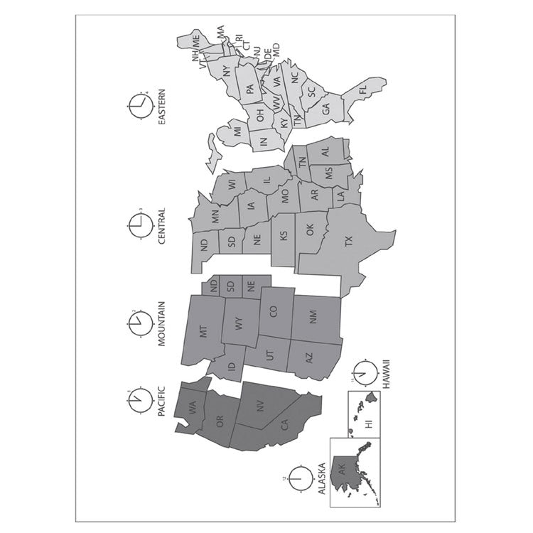 100% Recycled Deco Days Monthly Planner, 11 x 8.5, Black/Gold Cover, 12-Month (Jan to Dec): 2025