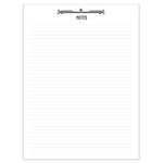 100% Recycled Deco Days Monthly Planner, 11 x 8.5, Black/Gold Cover, 12-Month (Jan to Dec): 2025