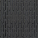 Crown-Tred Indoor/outdoor Scraper Mat, Rubber, 43.75 X 66.75, Black