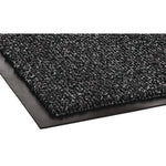 Cross-Over Indoor/outdoor Wiper/scraper Mat, Olefin/poly, 48 X 72, Gray