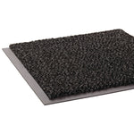 Dust-Star Microfiber Wiper Mat, 48 X 72, Charcoal