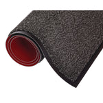 Dust-Star Microfiber Wiper Mat, 48 X 72, Charcoal