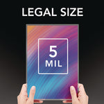 Ezuse Thermal Laminating Pouches, 5 Mil, 9" X 14.5", Gloss Clear, 100/box