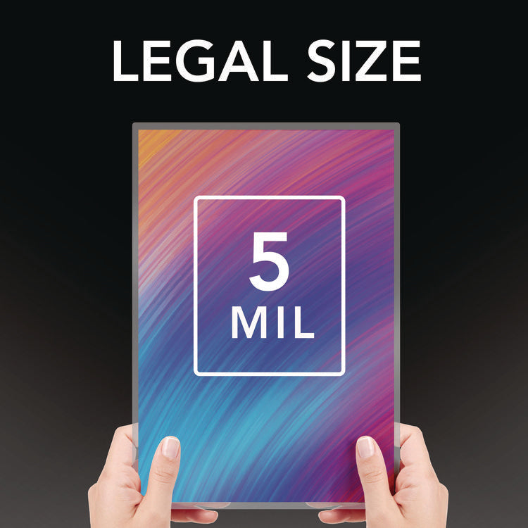 Ezuse Thermal Laminating Pouches, 5 Mil, 9" X 14.5", Gloss Clear, 100/box