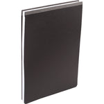Pressboard Report Cover with Tyvek Reinforced Hinge, Two-Piece Prong Fastener, 3" Capacity, 11 x 17, Black/Black