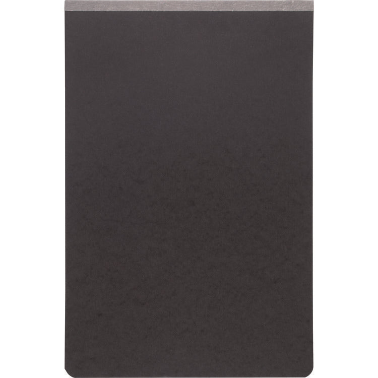 Pressboard Report Cover with Tyvek Reinforced Hinge, Two-Piece Prong Fastener, 3" Capacity, 11 x 17, Black/Black