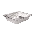Aluminum Steam Table Pans, Half-Size Deep, 2.56" Deep, 10.38 x 12.75, 100/Carton