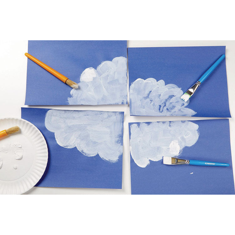 Washable Paint, White, 16 Oz Bottle