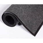 Needle Rib Wipe And Scrape Mat, Polypropylene, 36 X 120, Gray