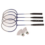 Deluxe Badminton Set, 20 ft Net with 4 Rackets, 2 Shuttlecocks