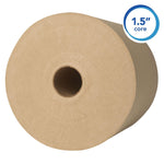 Essential Hard Roll Towels for Business, 1-Ply, 8" x 800 ft, 1.5" Core, Natural, 12 Rolls/Carton