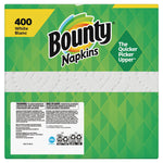 Quilted Napkins, 2-Ply, 12.1 x 12, White, 400/Pack, 4 Packs/Carton