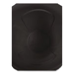 Vented Round Brute Container, 44 gal, Plastic, Black