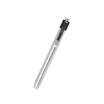 Led Pen Light, 2 Aaa Batteries (included), Silver/black