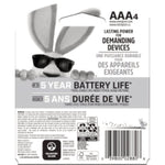 Nimh Rechargeable Aaa Batteries, 1.2 V, 4/pack