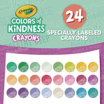Colors of Kindness Crayons, Assorted, 24/Pack