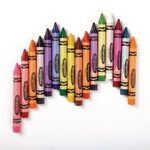 16-Color Triangular Crayons, Assorted, 16/Box
