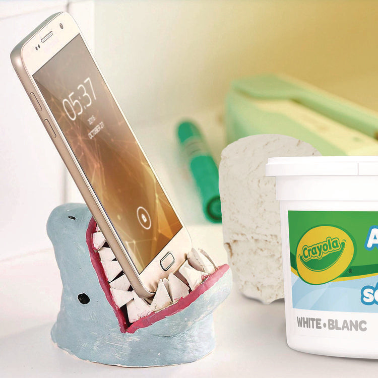 Air-Dry Clay,White, 2.5 lbs