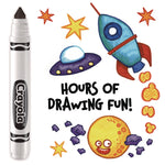 Broad Line Washable Markers, Broad Bullet Tip, Black, 12/box