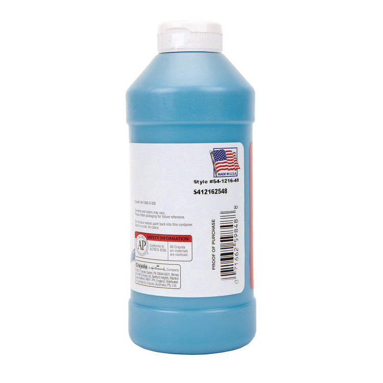 Premier Tempera Paint, Turquoise, 16 Oz Bottle