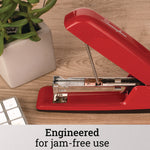 747 Business Full Strip Desk Stapler, 30-Sheet Capacity, Rio Red