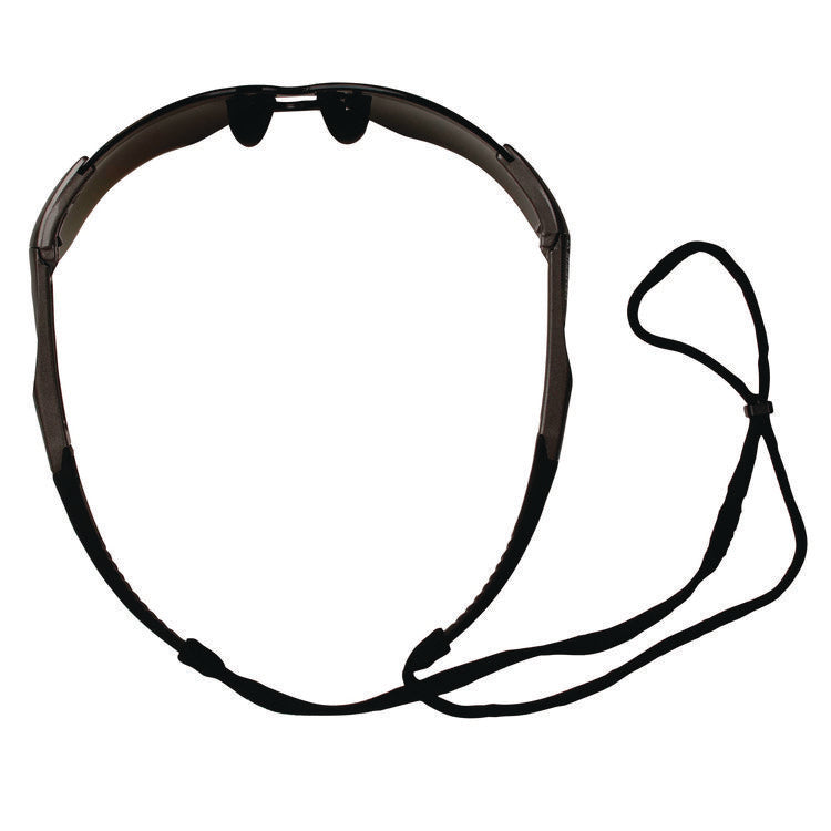 Nemesis Safety Glasses, Gunmetal Nylon Frame, Blue Polycarbonate Lens