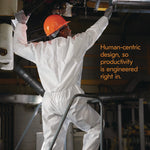 A30 Breathable Splash and Particle Protection Coveralls, 3X-Large, White, 21/Carton