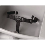 Sturdy Chair Mobile Youth Seat with Casters, Fully Assembled, Four 2" Dual-Wheel Casters, Platinum