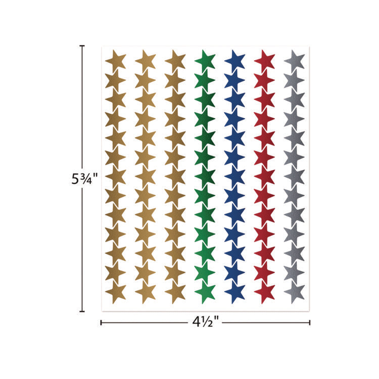 Sticker Valu-Pak, Foil Stars, 686/pack