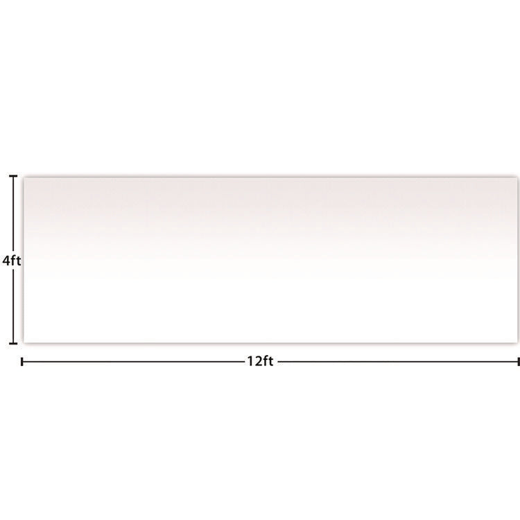 Better Than Paper Bulletin Board Roll, 4 Ft X 12 Ft, White