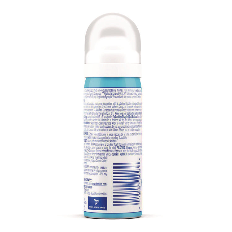 Disinfectant Spray To Go, Crisp Linen Scent, 1.5 oz Aerosol Spray, 12/Carton