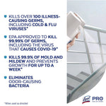 Disinfectant Spray To Go, Crisp Linen Scent, 1.5 oz Aerosol Spray, 12/Carton