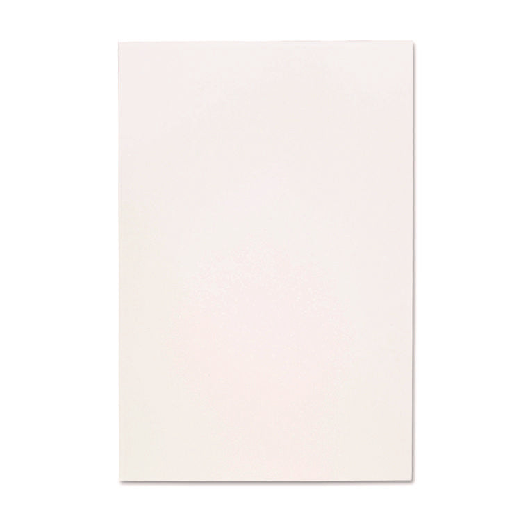 Foam Board, Polystyrene Core, 20 x 30, White Surface and Core, 10/Carton