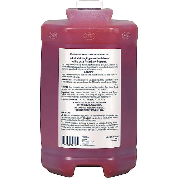Cherry Bomb Hand Cleaner Refill, Cherry Scent, 1 gal, 4/Carton