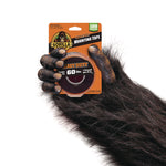 Heavy Duty Mounting Tape, Permanent, Holds Up to 60 lb (1 lb per 2 in), 1 x 120, Black