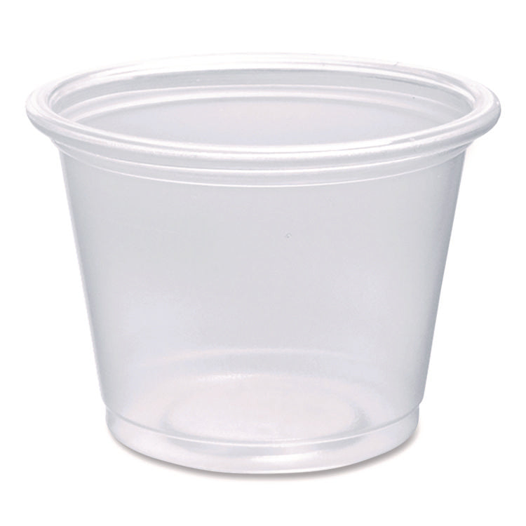 Conex Complements Portion/Medicine Cups, 5.5 oz, Plastic, Translucent, 125/Bag, 20 Bags/Carton